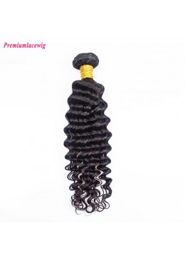 1pc/lot 14inch Deep Wave Brazilian Hair Human Hair Bundles