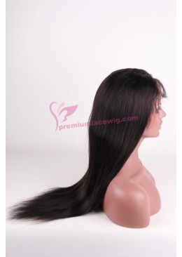 20 inch color 1b indian straight remy hair full lace wig PWA-657
