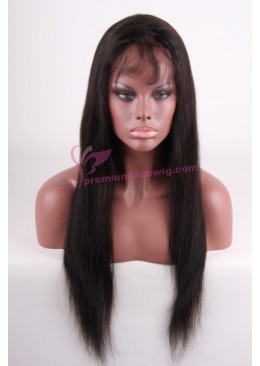 20 inch color 1b straight malaysian hair full lace wig PWA-656