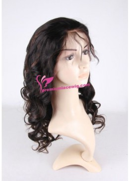 20 inch color 2 highlight 4 big curl indian remy hair full lace wig PWA-573