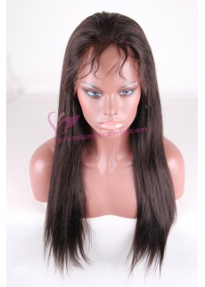 20 inch color 2 light yaki indian remy hair full lace wig PWA-658