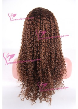 20 inch color 4 Brazilian Kinky Curly hair