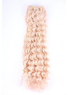 20inch Brazilian Blonde deep wave hair weft PWC285