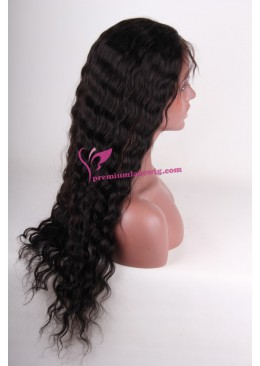 22inch Malaysian hair deep wave lace front wig