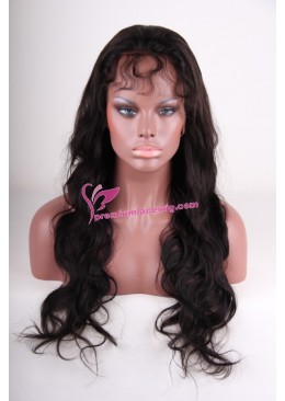24inch 1b# body wave full lace wig PWS252