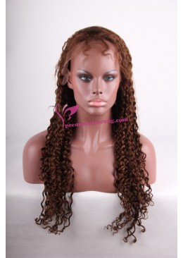 24inch 4/30# water wave full lace wig PWS258