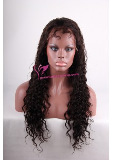 24inch natural color loose wave full lace wig PWS265
