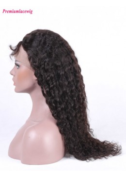 Brazilian Deep Curly Silk Top Lace Front Wig 16inch
