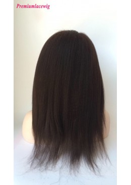 Brazilian Kinky Straight full lace wig 18inch