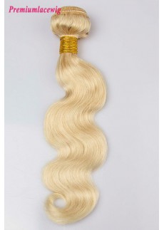 Color 613 Body Wave Peruvian Hair Human Hair Bundles 14 inch