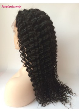 Deep Curly Brazilian full lace wig 18inch