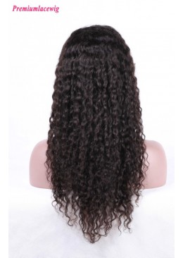 Deep Curly Silk Base Full Lace Wigs Brazilian Hair 20inch