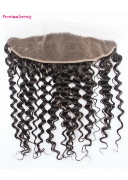 Deep Wave Lace Frontal Peruvian Hair 13x4 14inch