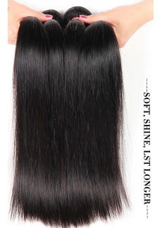 Grade 10A Brazilian Virgin Straight Hair Bundles 1pc