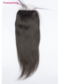 Mongolian Straight Hair Silk Base Closure 16inch