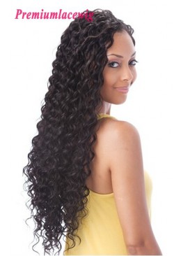 Peruvian Hair Full Lace Human Hair Wigs Deep Curly 20inch