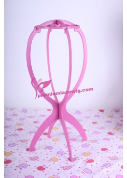 Pink Wig Stand