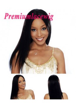 Straight Full Lace Human Hair Wig Peruvian Hair 18inch