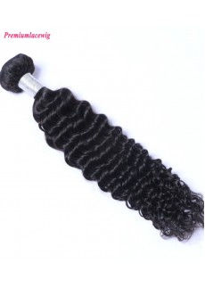 Cheap Hair Extensions Brazilian Deep Wave Hair 1 Bundle 16inch