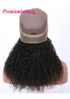 Kinky Curl 360 Lace Wigs Indian Hair 150% Density 18inch