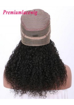 Kinky Curl 360 Lace Wigs Indian Hair 150% Density 18inch