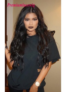 Mongolian Virgin Hair Full Lace Wig Natural Wave 18inch