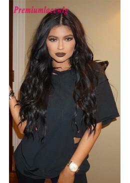 Mongolian Virgin Hair Full Lace Wig Natural Wave 18inch