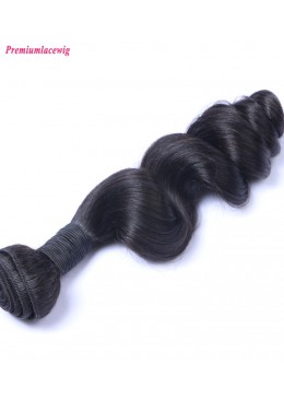 Premium Hair Bundles Malaysian Loose Wave Virgin Hair 1 Bundle 16inch