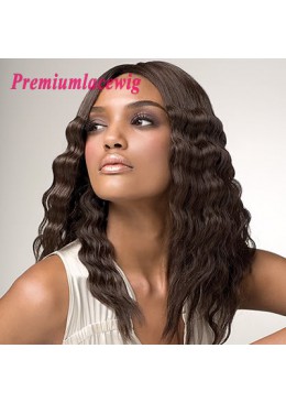 Malaysian Human Hair Lace Front Wig Loose Wave 16inch 