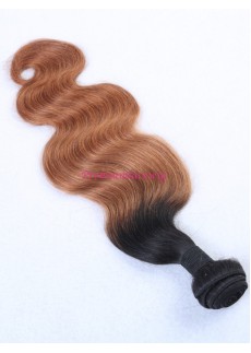 16 inch Ombre Color T1B/33 Brazilian Body Wave Human Hair Bundles