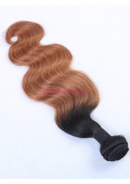 16 inch Ombre Color T1B/33 Brazilian Body Wave Human Hair Bundles