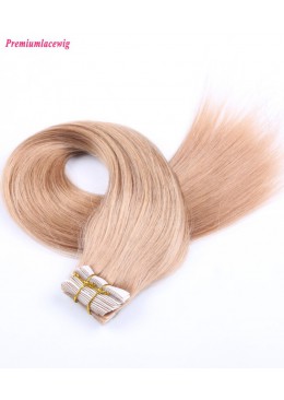 16inch #27 Straight Indian Tape in Human Hair Extensions