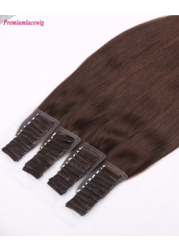 16inch #3 Straight Malaysian Double Tape in Human Hair Extension