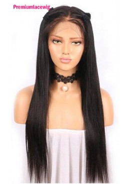 22 inch Straight Lace Front Wig Malaysian Human Hair