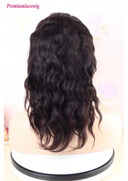 14 inch Natural Wave 360 Lace Front Wig Malaysian Human Hair