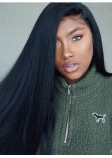Straight 360 Lace Wigs Brazilian Hair 130% Density 18inch