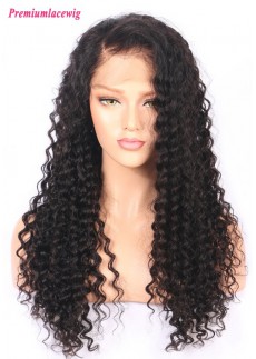 Deep Curly 150% density 18inch pre plucked 360 lace wigs
