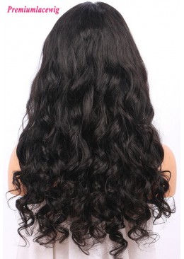 Malaysian Virgin Hair Loose Wave 130% Density wholesale 360 Lace Wig 20inch