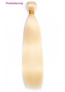 613 Blonde Hair Bundles Peruvian Straight Virgin Hair 16inch 1pc