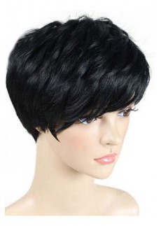 pixie cut wig short lace front human hair wigs for black women 13X4 