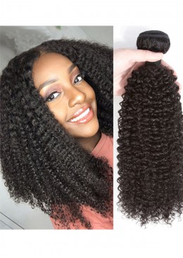 Brazilian Kinky Curly Hair Bundles 1 Pc Virgin Human Hair Weave