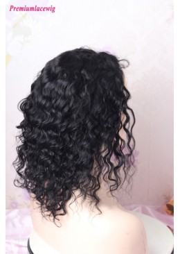 10inch Color 1 Loose Wave Full Lace Wig