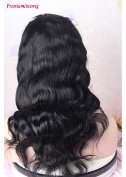 16inch Color 1 Body Wave Glueless Full Lace Wig