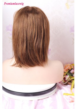 Clearance sale 10inch Color 4 Straight Bob 360 Lace Human Hair Wig 150% Density