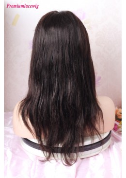 Clearance sale 14inch Color 2 Light Yaki 360 Lace Human Hair Wig 130% Density