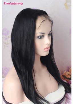 18inch Color 1 Straight Lace Front Wig 