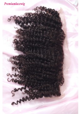 12inch Jeri Curly Lace Frontal Brazilian Hair 13X4