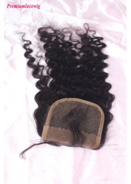 Brazilian Deep Wave Hair Lace Closure Hair 12inch