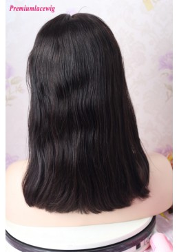 Brazilian Virgin Hair Straight 16inch Bob 13x4 Lace Front Wig