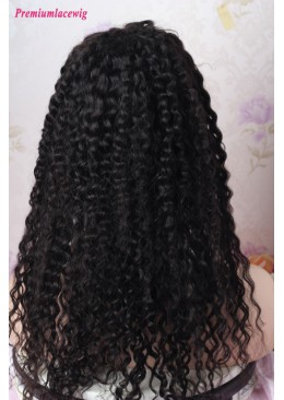 Malaysian Virgin Hair Curly 4x4 Lace Front Wig 20inch
